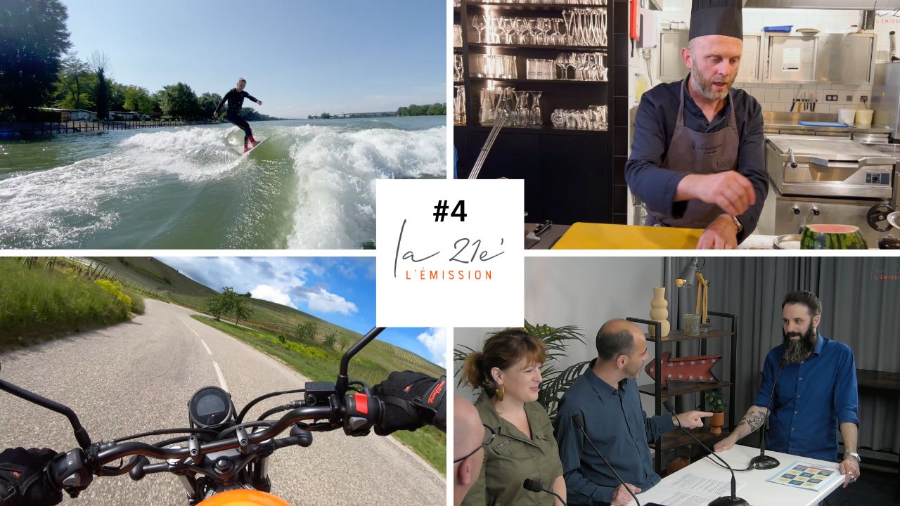 Émission la 21e #4 du 21 juin 2023: Activités nautiques, recette, essai moto, Foire aux Vins